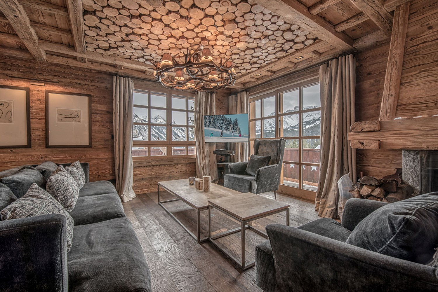 Un chalet d'auteur au coeur de Courchevel