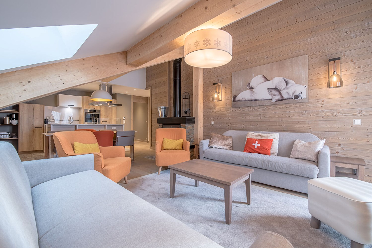 Centre de Méribel - Appartement familial avec vue ouverte