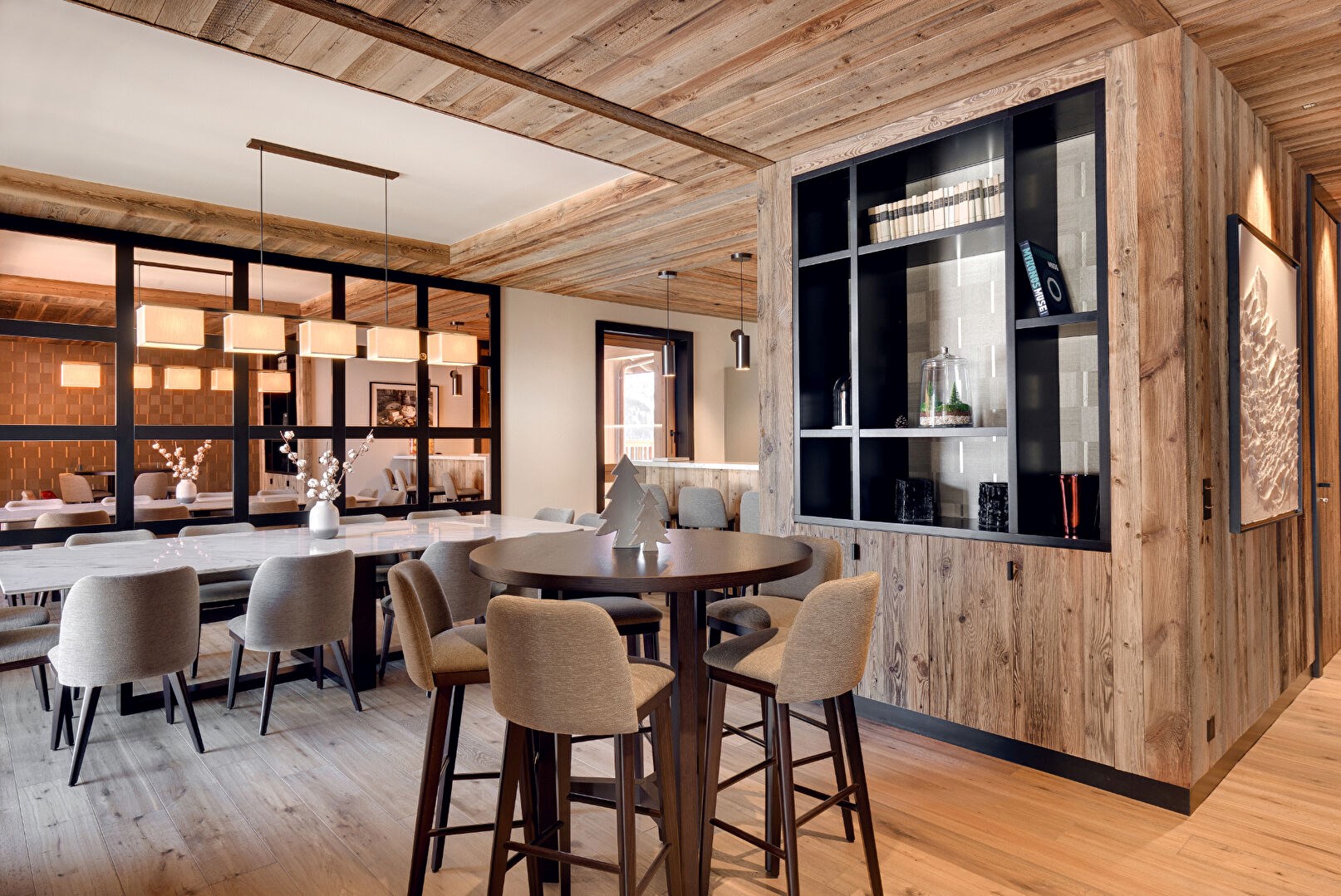 Comme dans un Chalet, en bord de piste