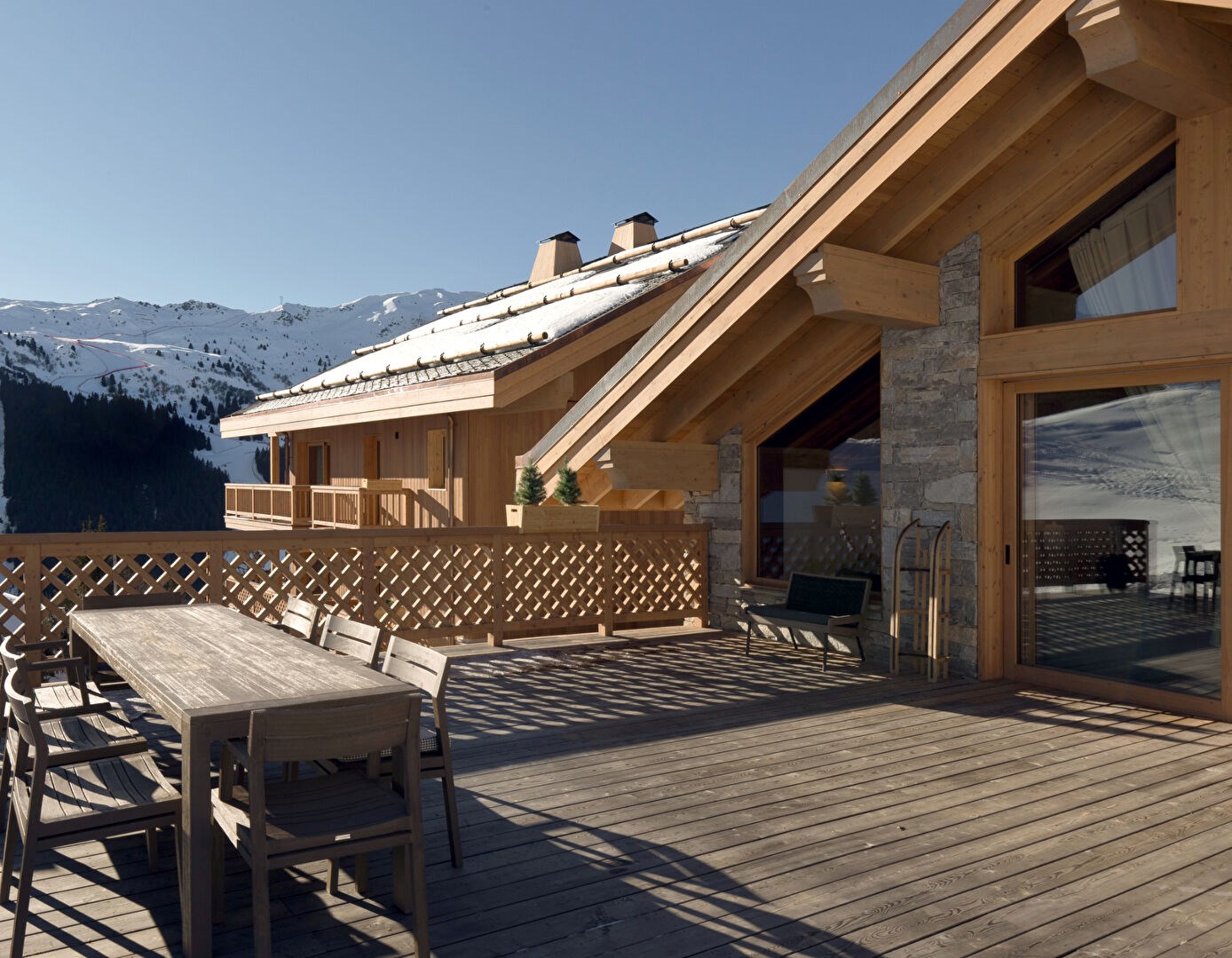 Comme dans un Chalet, en bord de piste