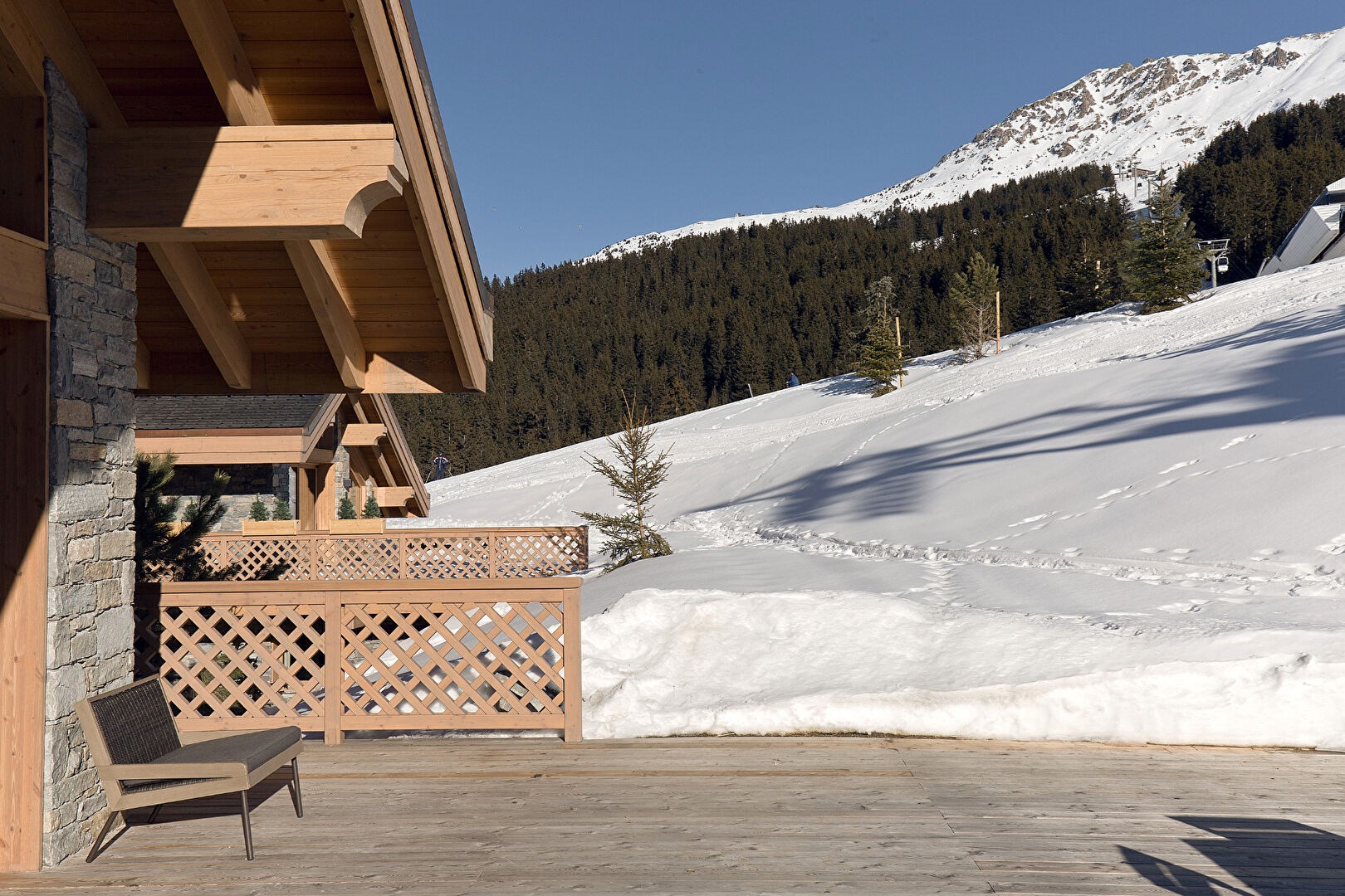 Comme dans un Chalet, en bord de piste