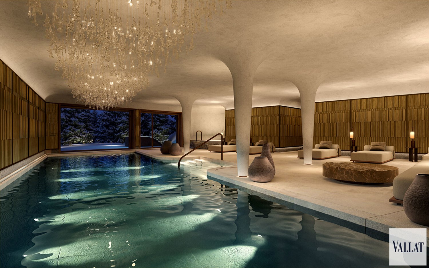 Le luxe alpin skis aux pieds Courchevel 1850