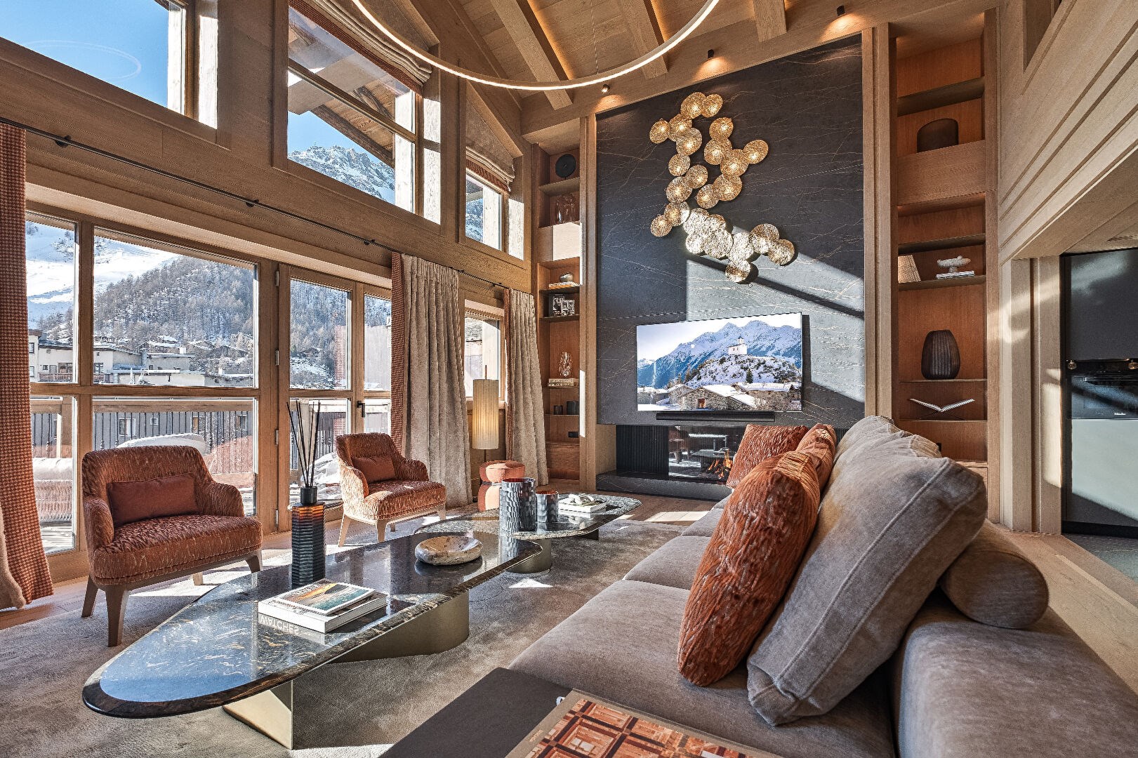 Un penthouse d'exception face aux sommets de Val d'Isère