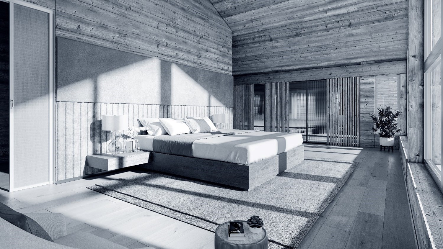 Penthouse on the edge of the slopes in Courchevel