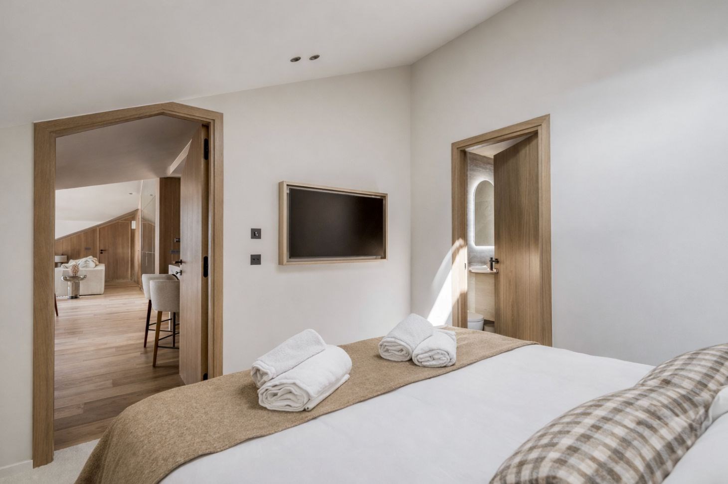 Penthouse en lisière de pistes à Courchevel