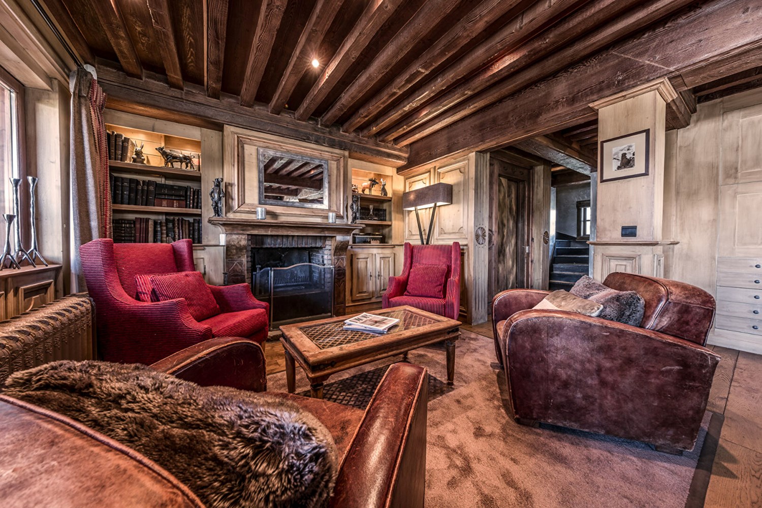 Family chalet 30 meters from the ski slopes