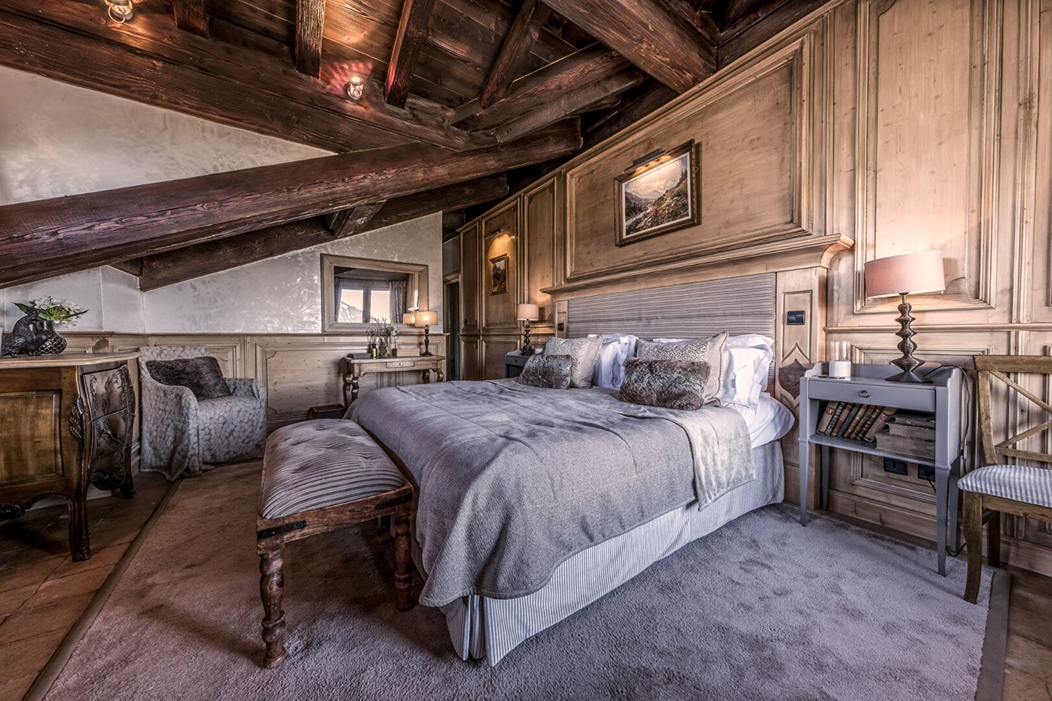 Family chalet 30 meters from the ski slopes
