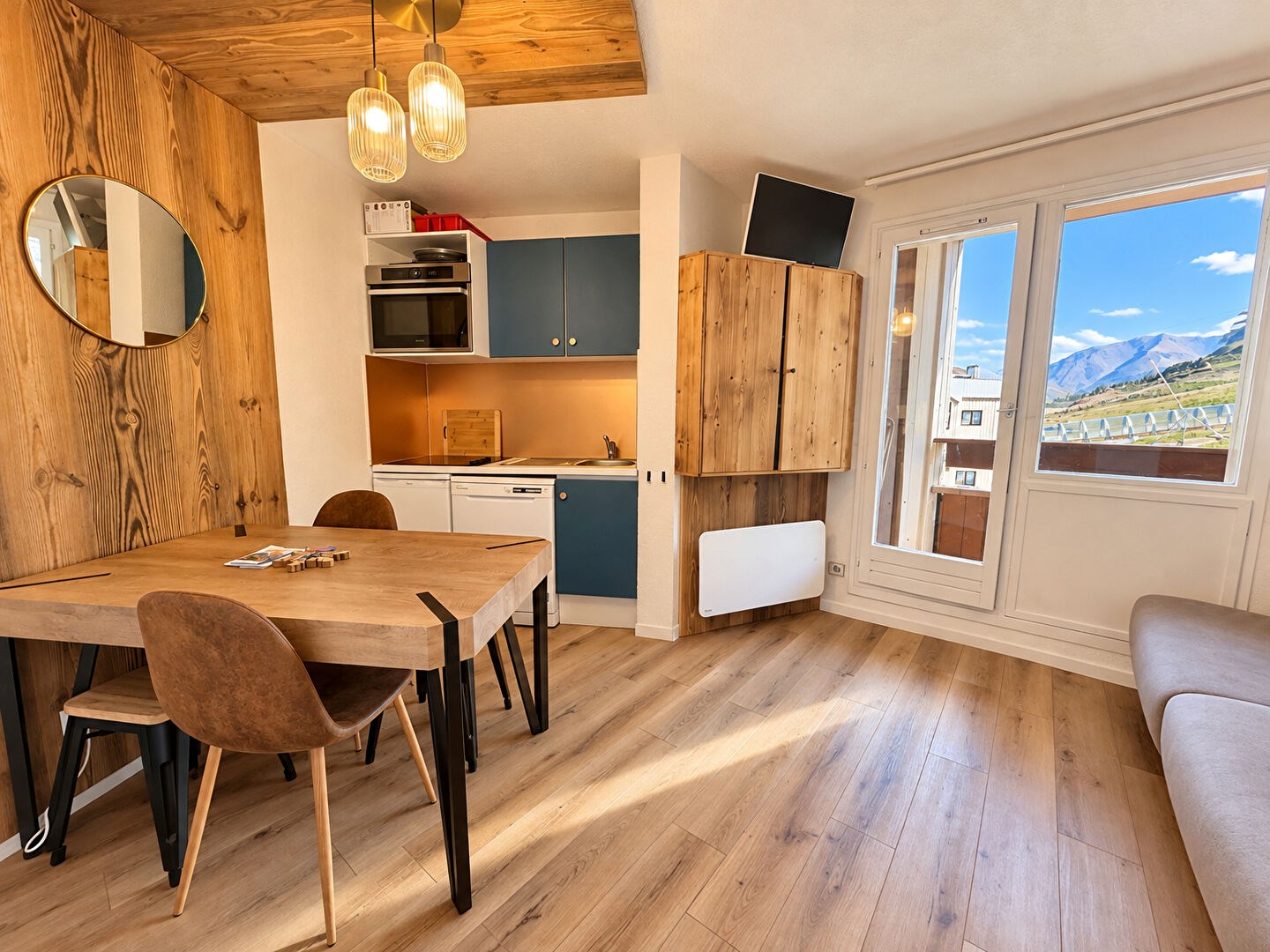 Appartement Tignes Val Claret 2 pièce(s) + coin montagne dernier étage- Skis aux pieds