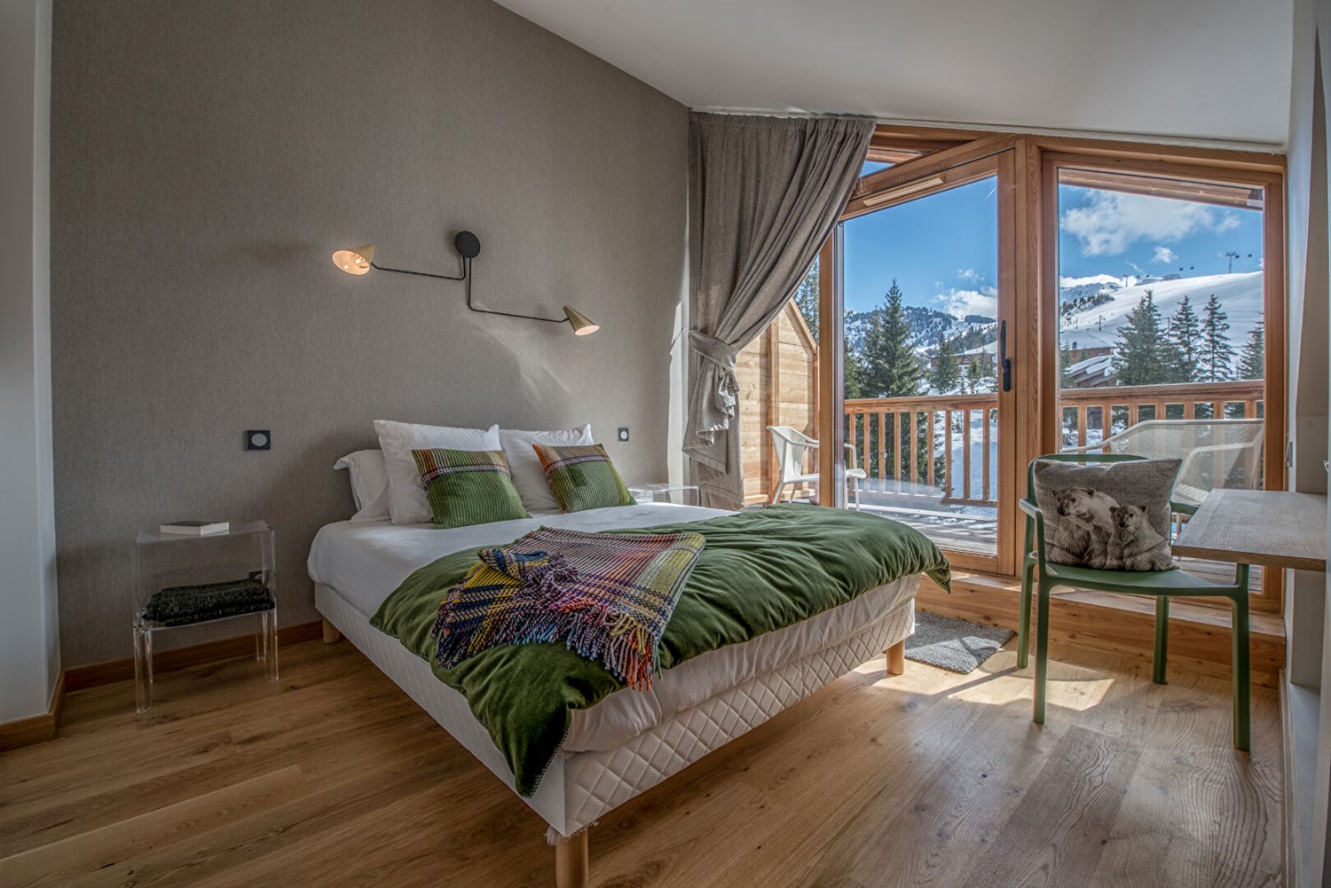 Penthouse skis aux pieds à Courchevel Moriond