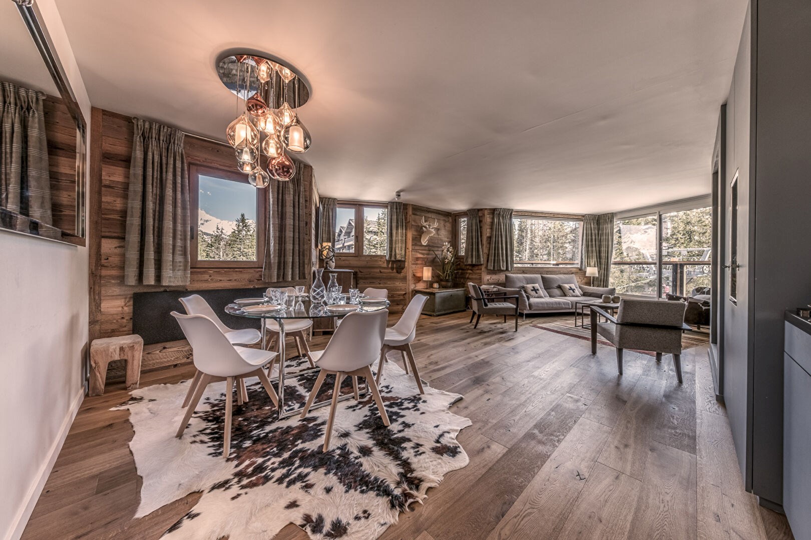 La lumière en trois directions