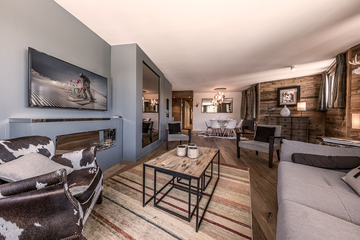 Light from three directions