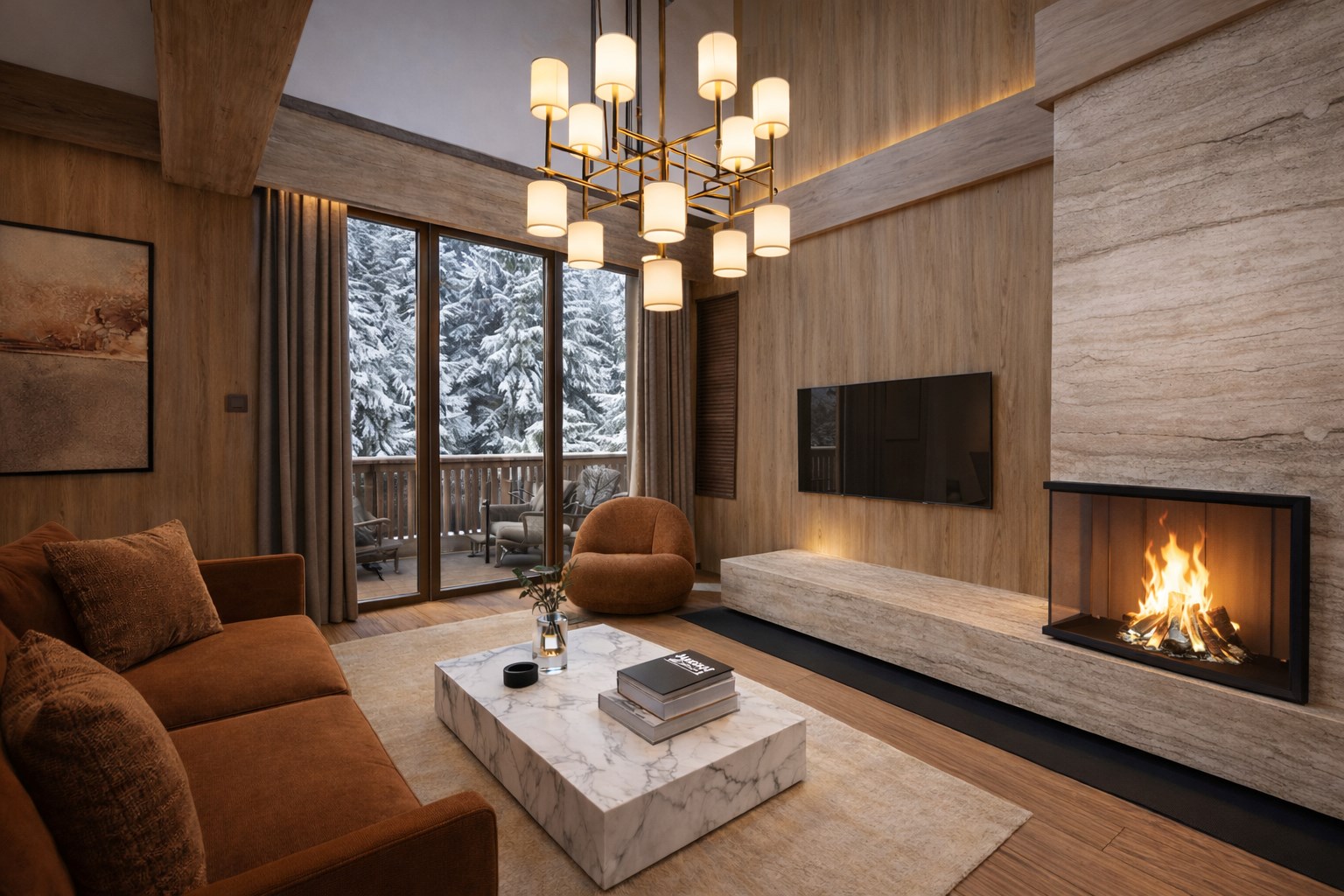 Un refuge confidentiel à Val d'Isère, entre élégance et bien-être