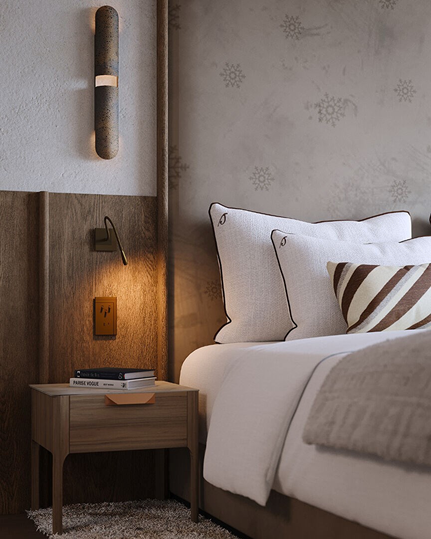 Un grand appartement en lisière de forêt alpine