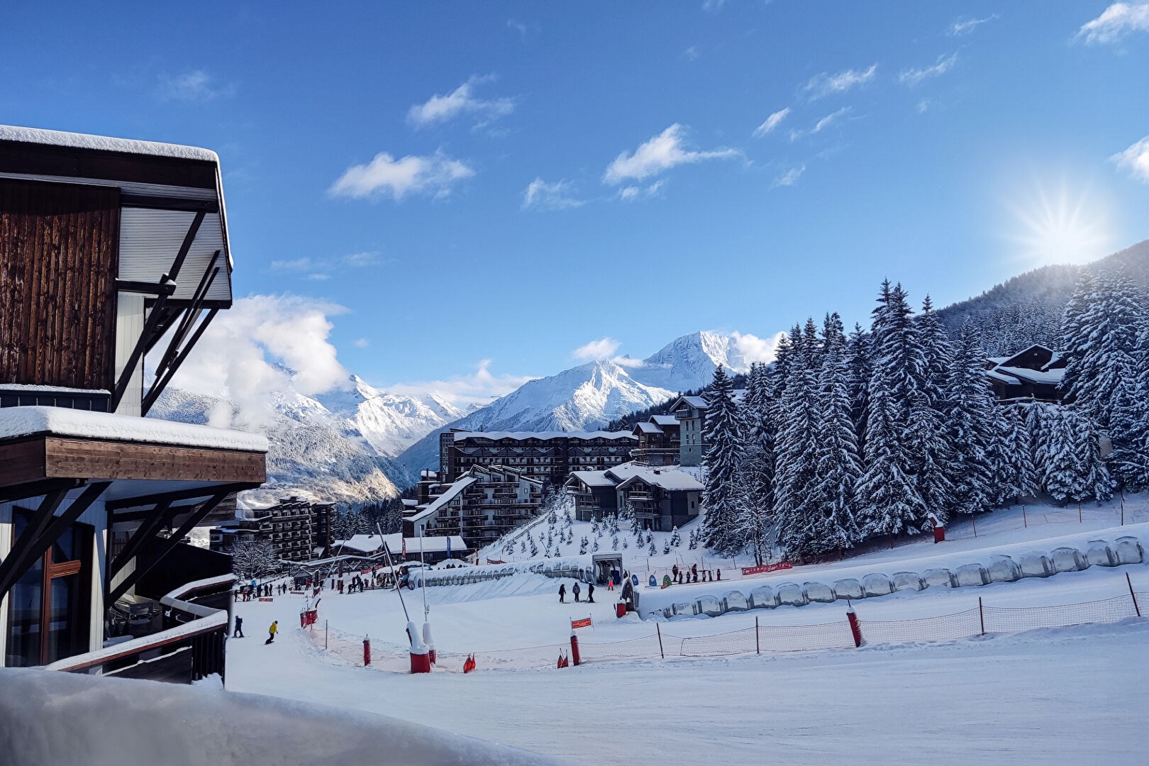 Penthouse skis aux pieds