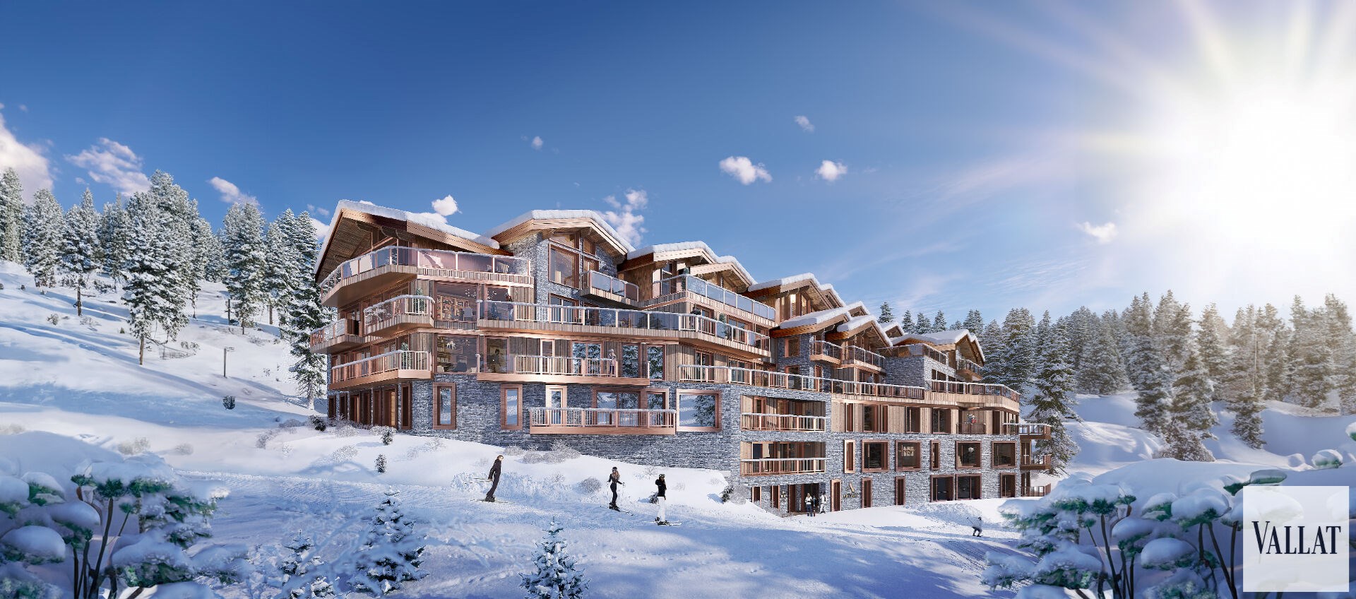 Antarès Courchevel - L'horizon comme pièce à vivre