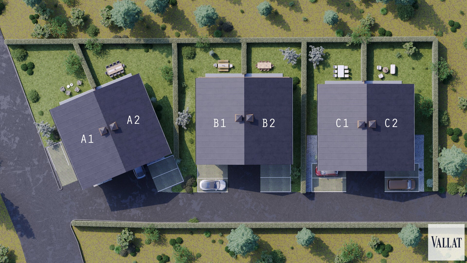 Demi-chalet familial