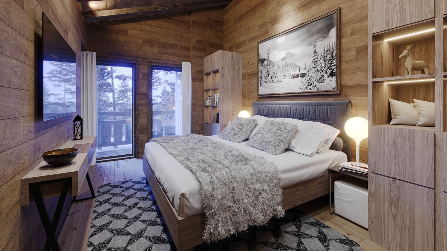 Demi-chalet familial