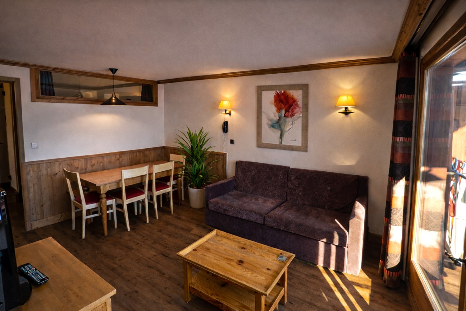 Appartement 2 bedroomed  ski in ski out