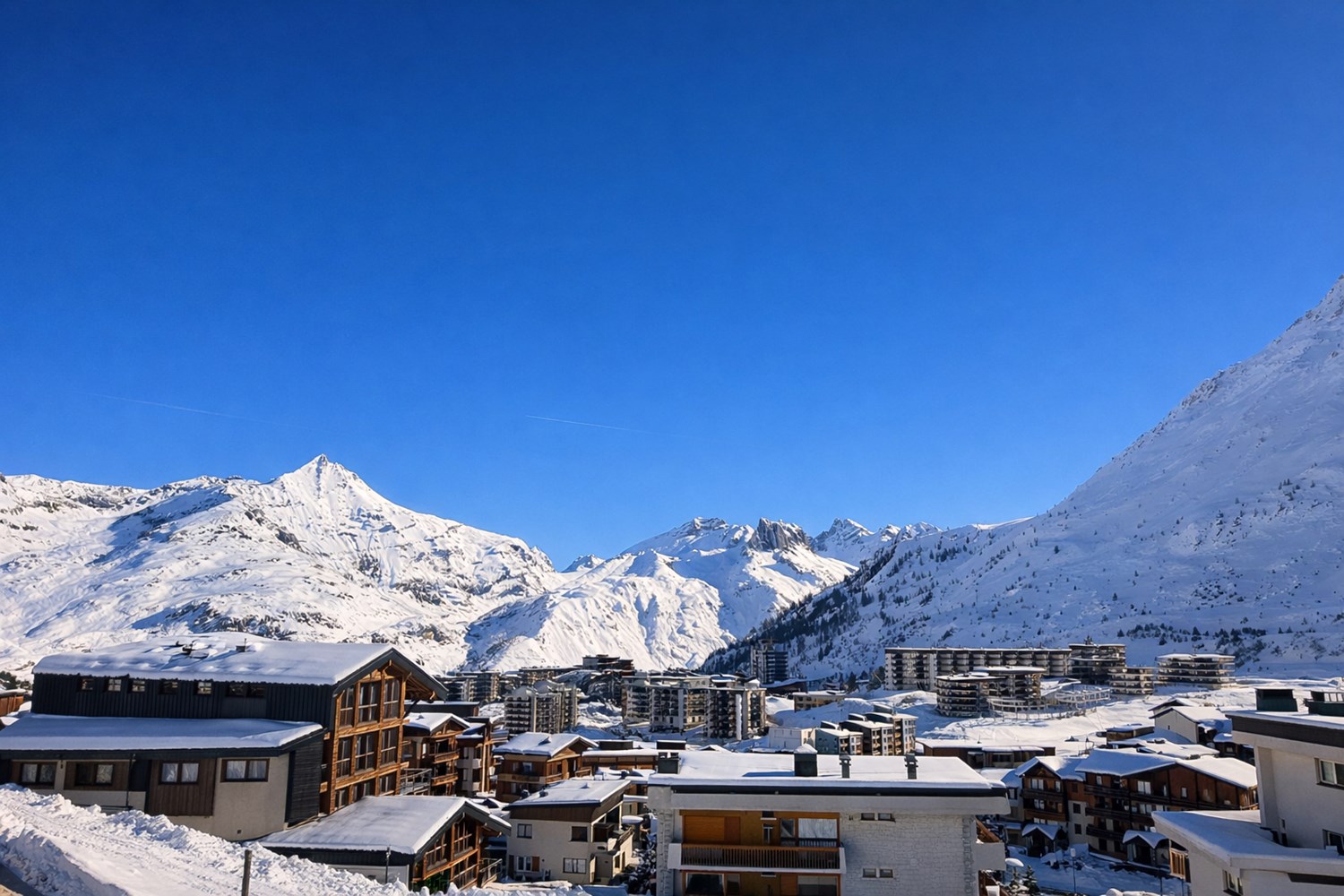 Appartement 2 bedroomed  ski in ski out