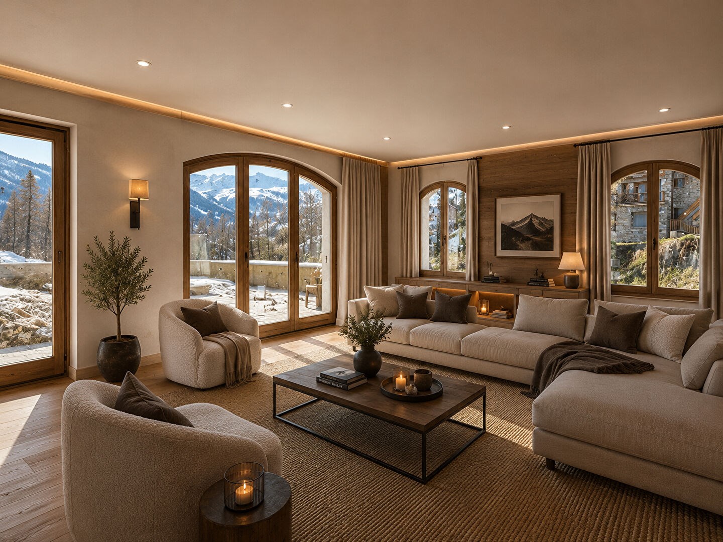 Elégant appartement 4 pièces à Val d'Isère.