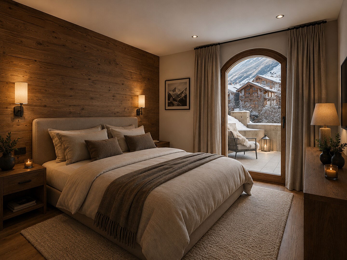 Elégant appartement 4 pièces à Val d'Isère.