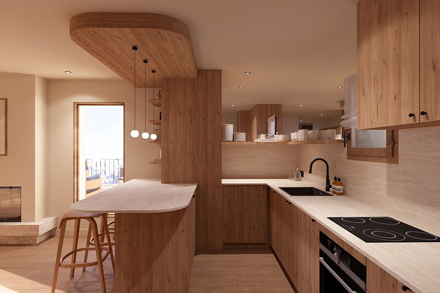 3 bedroom flat with sleeping alcove - SANA - Tignes