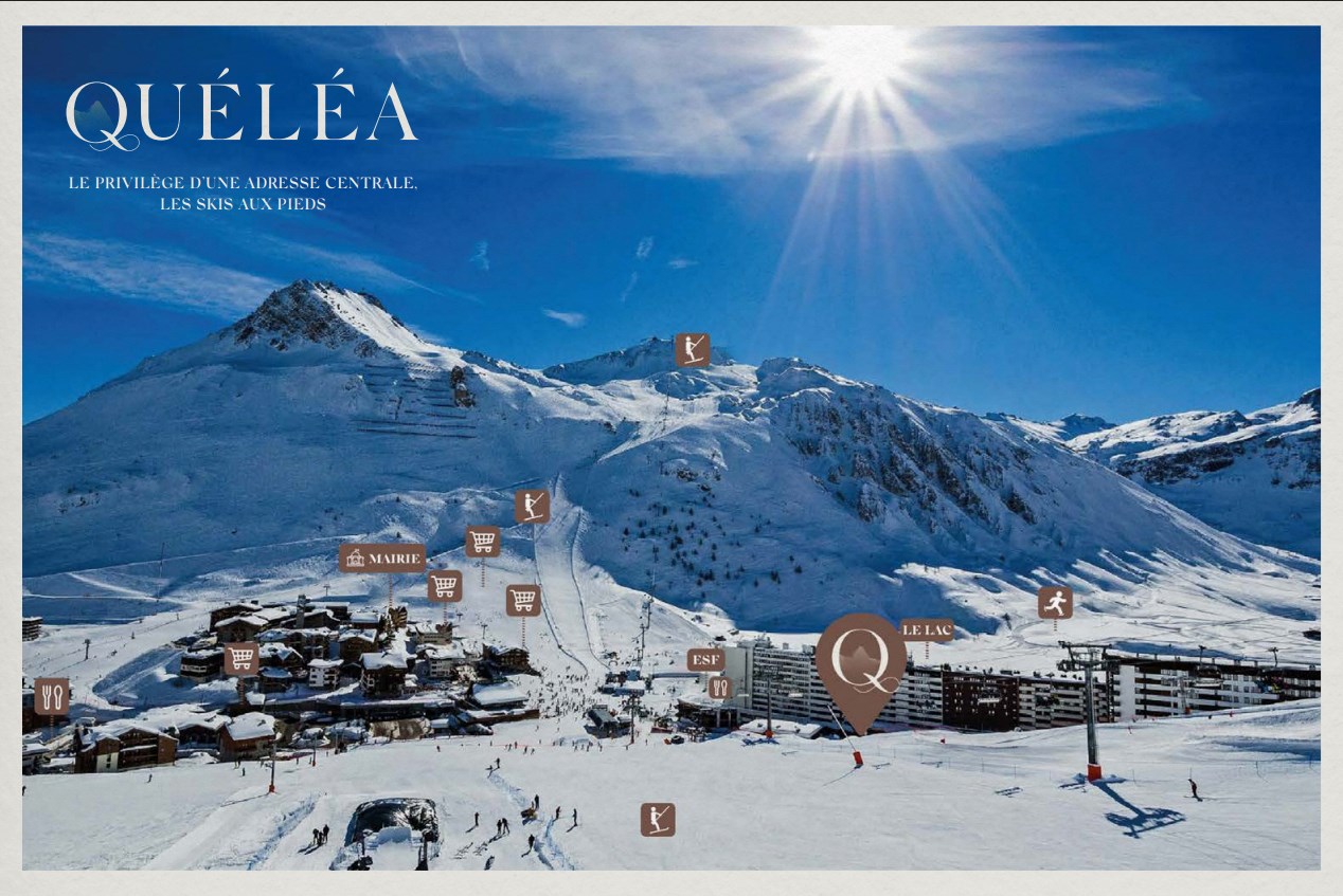 TIGNES LE LAC - Résidence QUELEA - Appartement T3+cabine sur pistes