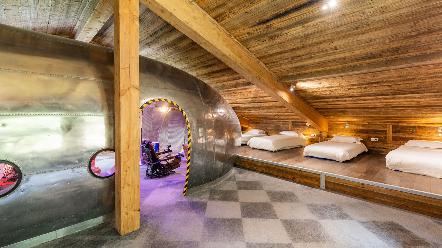 Un duo de chalets à l'écriture aéronautique