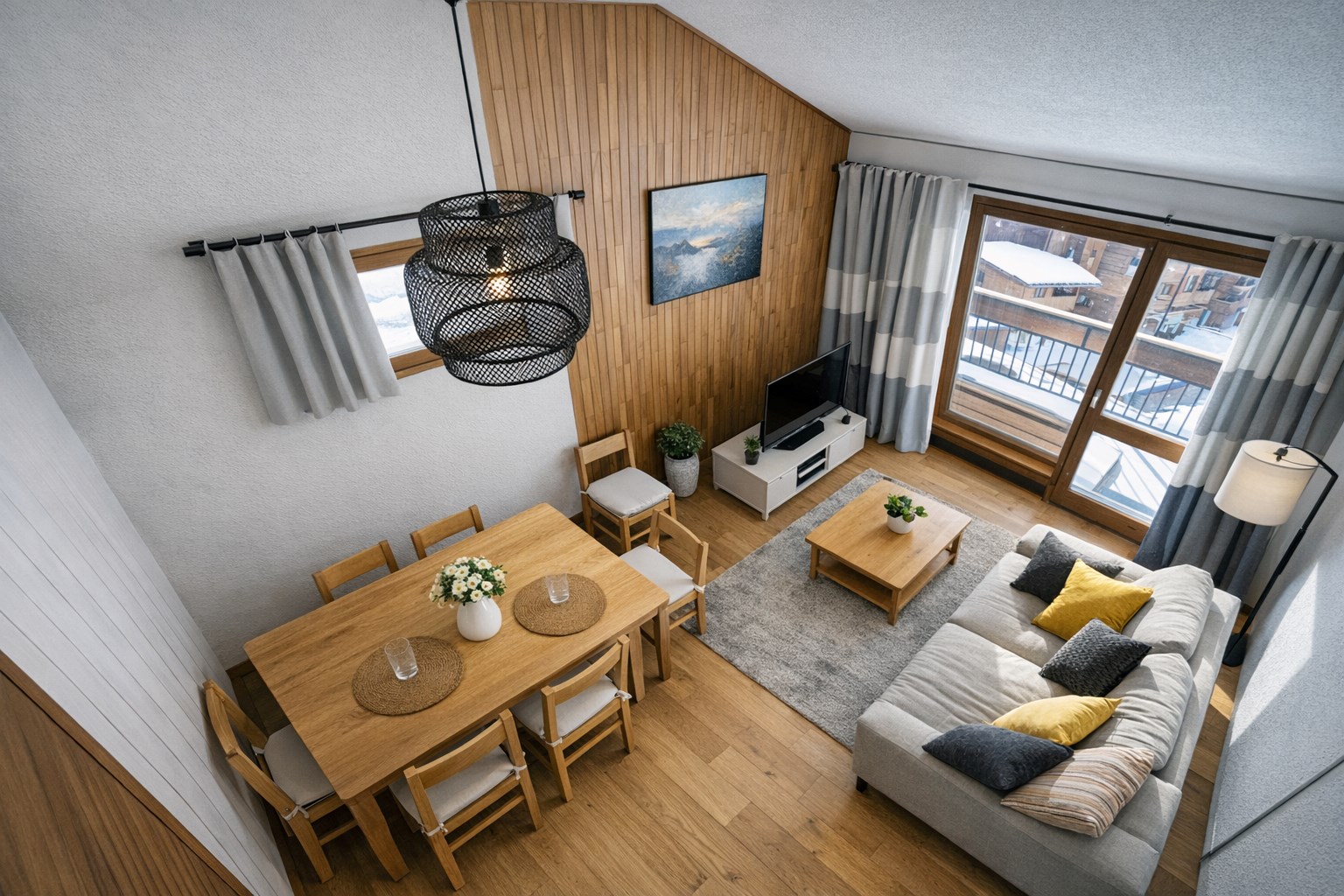 Duplex en dernier étage  Esprit montagne, fort potentiel