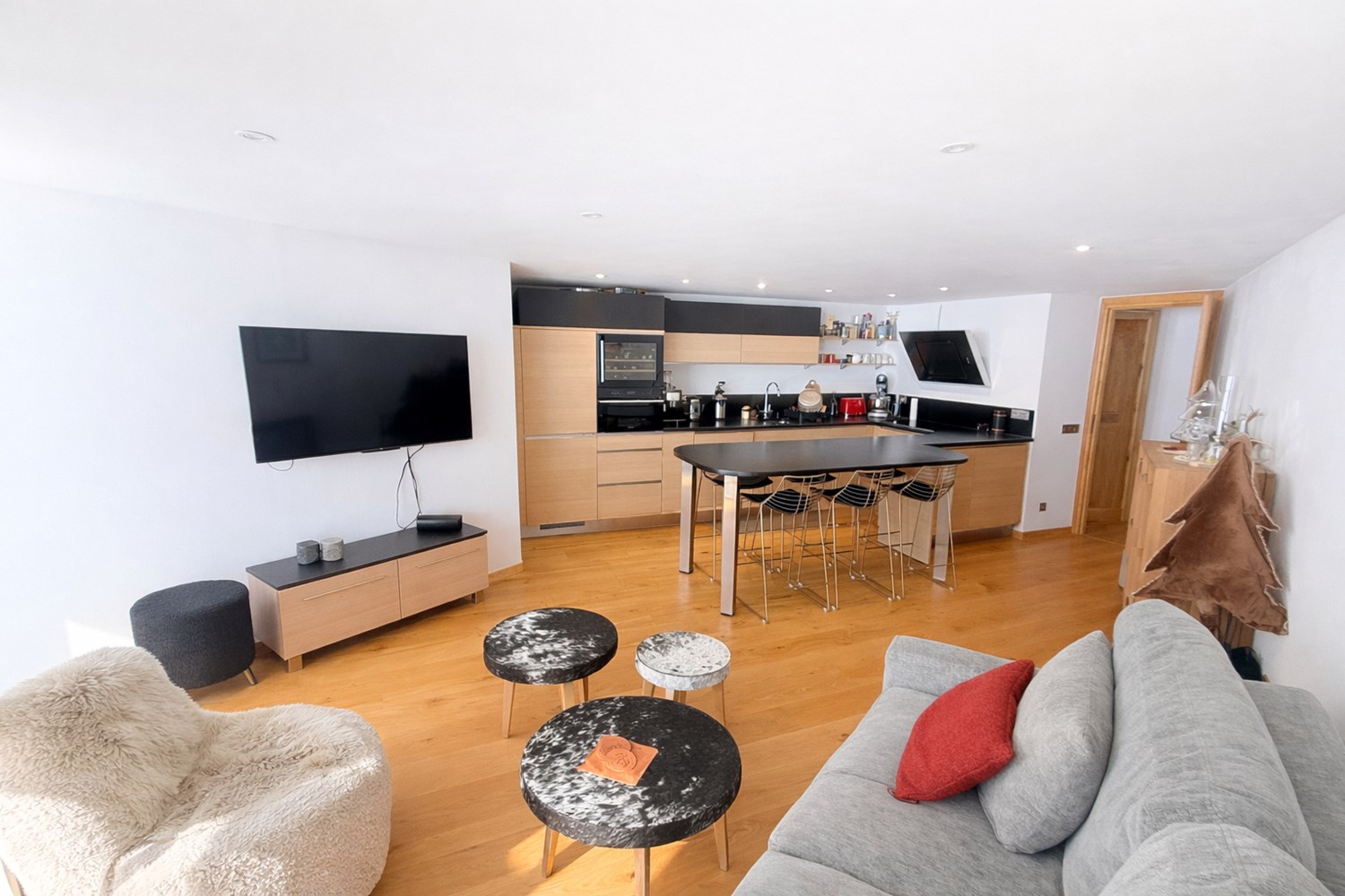 Tignes le lac -Appartement T4+ skis aux pieds