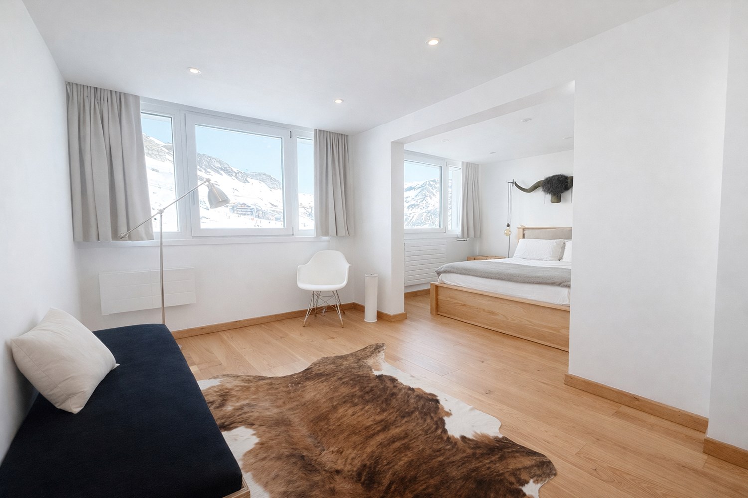 Tignes le lac -Appartement T4+ skis aux pieds