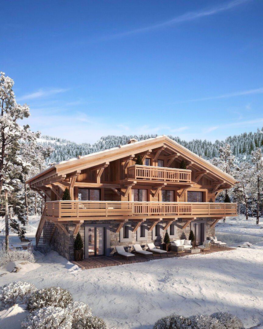 Chalet entre lumière et silence