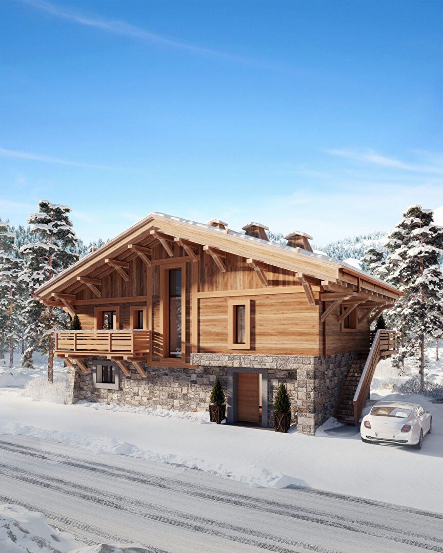 Chalet entre lumière et silence