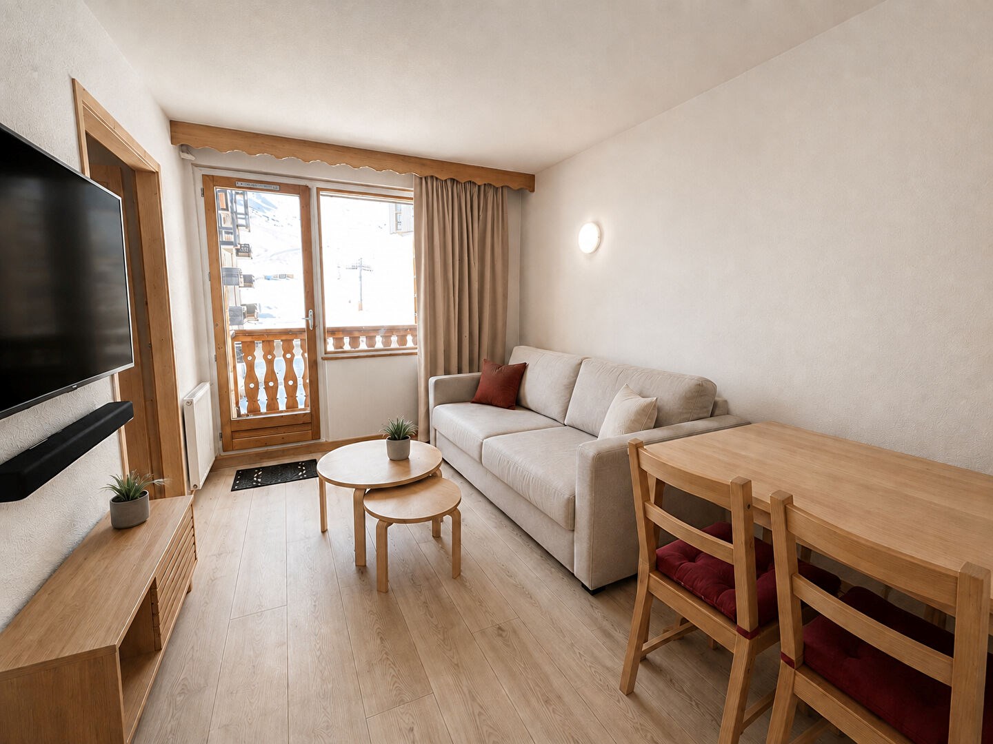 TIGNES val claret studio bedroom/cabin