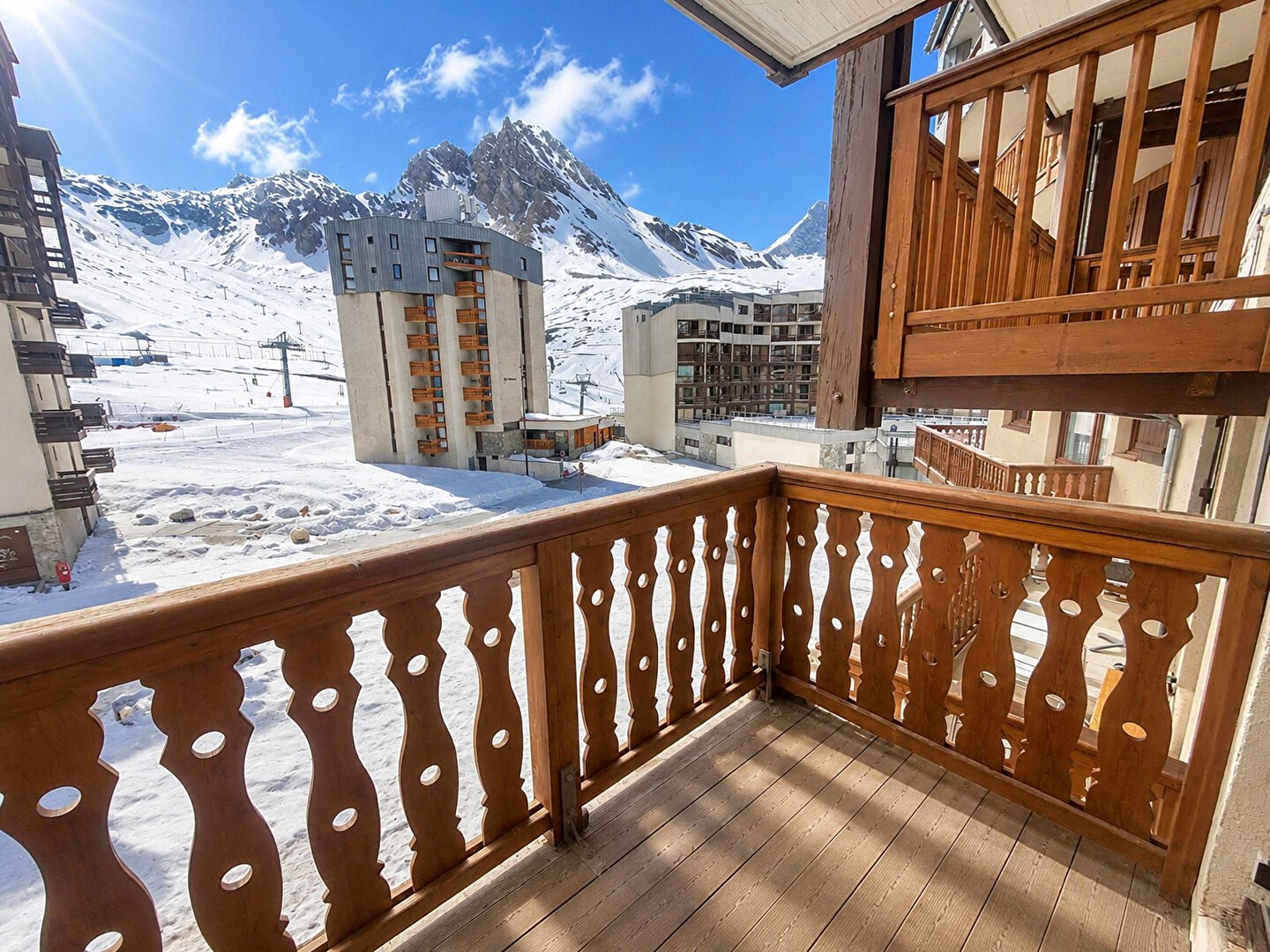 TIGNES val claret studio + chambre/cabine