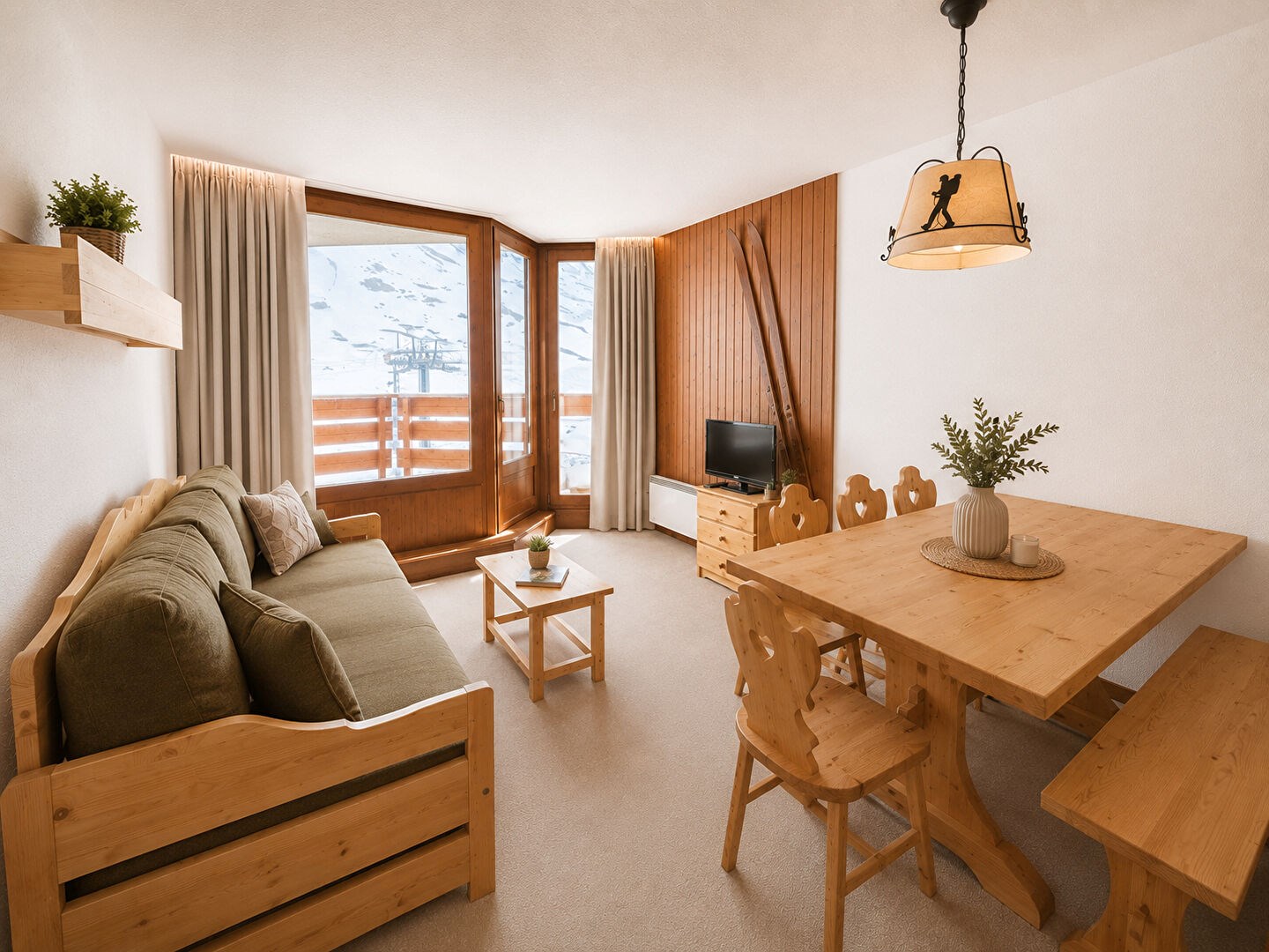 Appartement T2 + Coin montagne - Skis aux pieds - TIGNES Val Claret