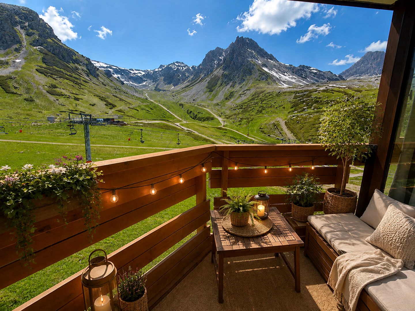 One-bedroom apartment with mountain corner - Ski-in/ski-out access - Tignes Val Claret