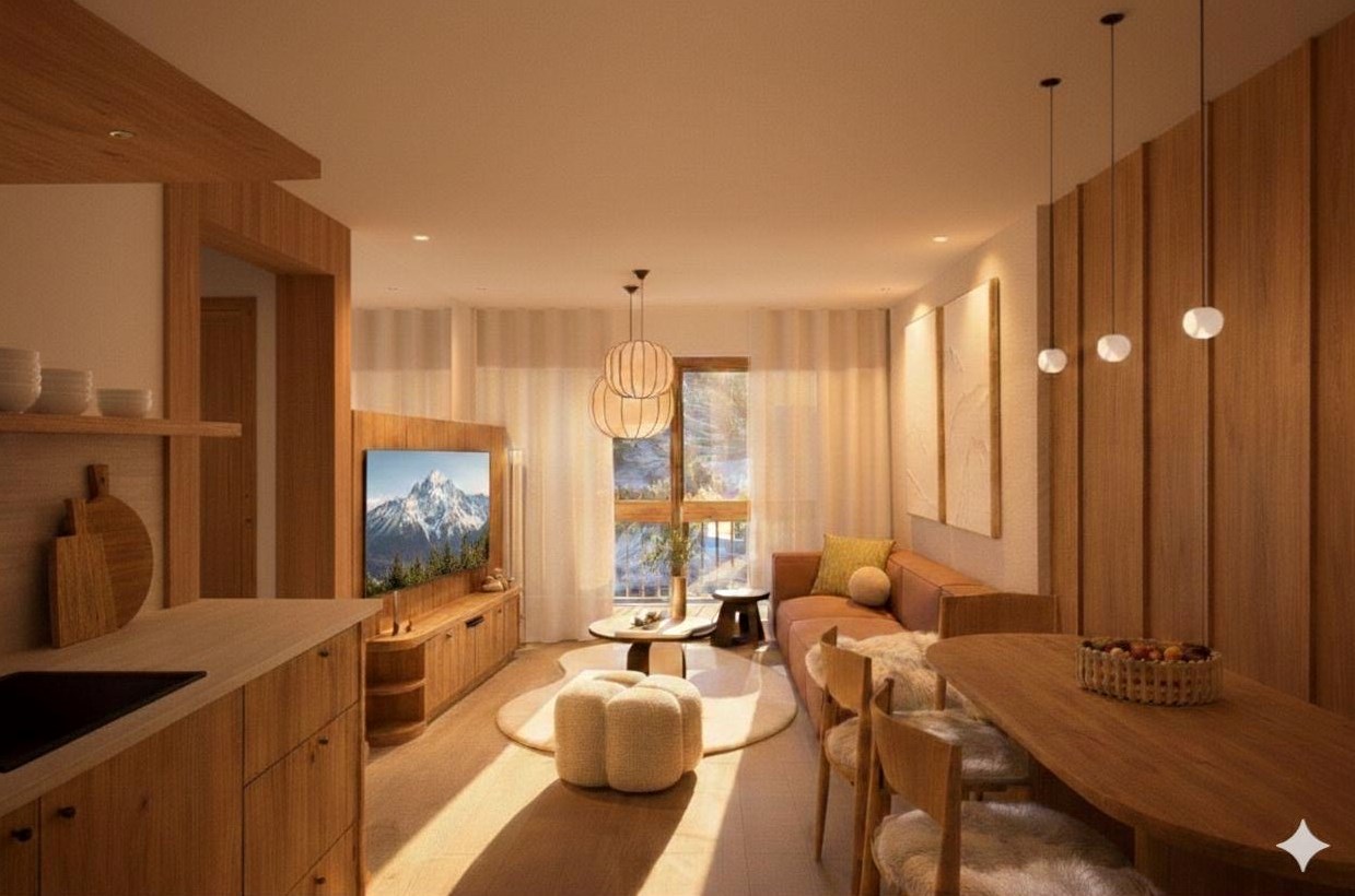 TIGNES Val claret - brand new apartment one bedroom + cabin-52sqm