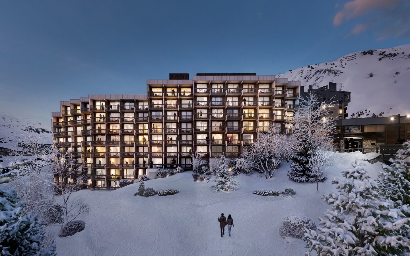 TIGNES Val claret - brand new apartment one bedroom + cabin-52sqm