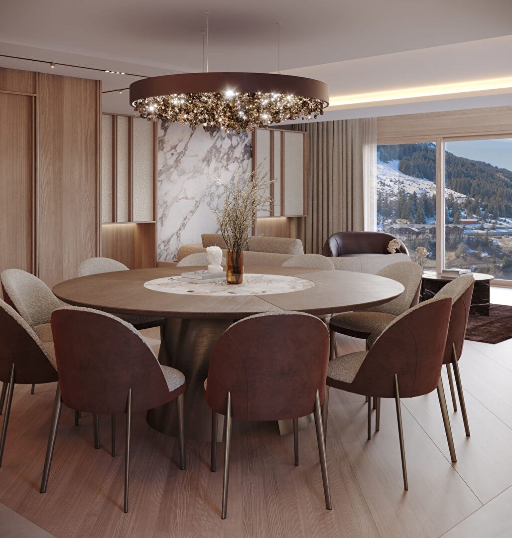 Hillside village chalet