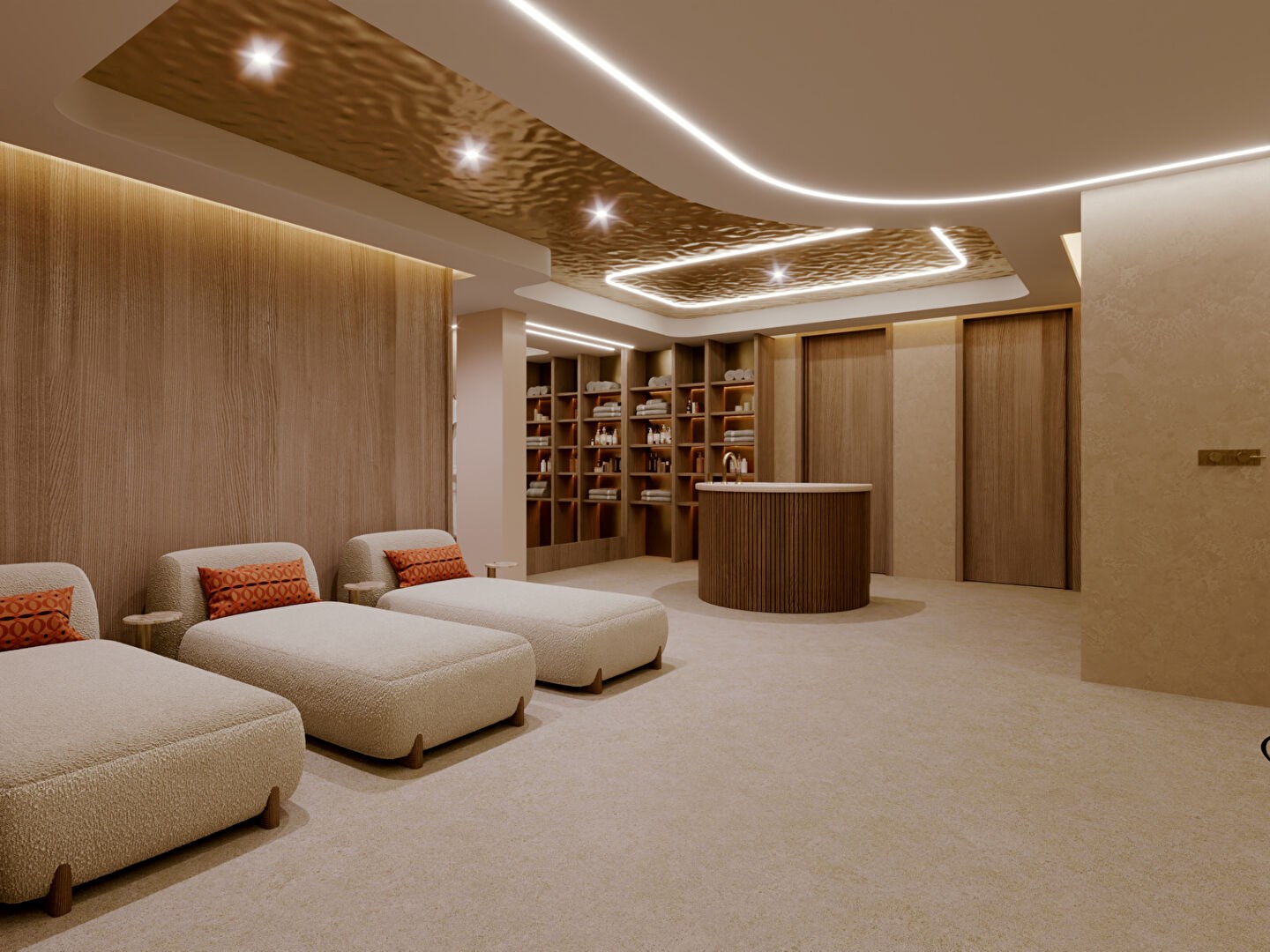 Hillside village chalet