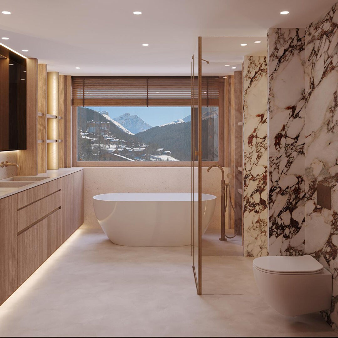 Chalet with spa in Courchevel