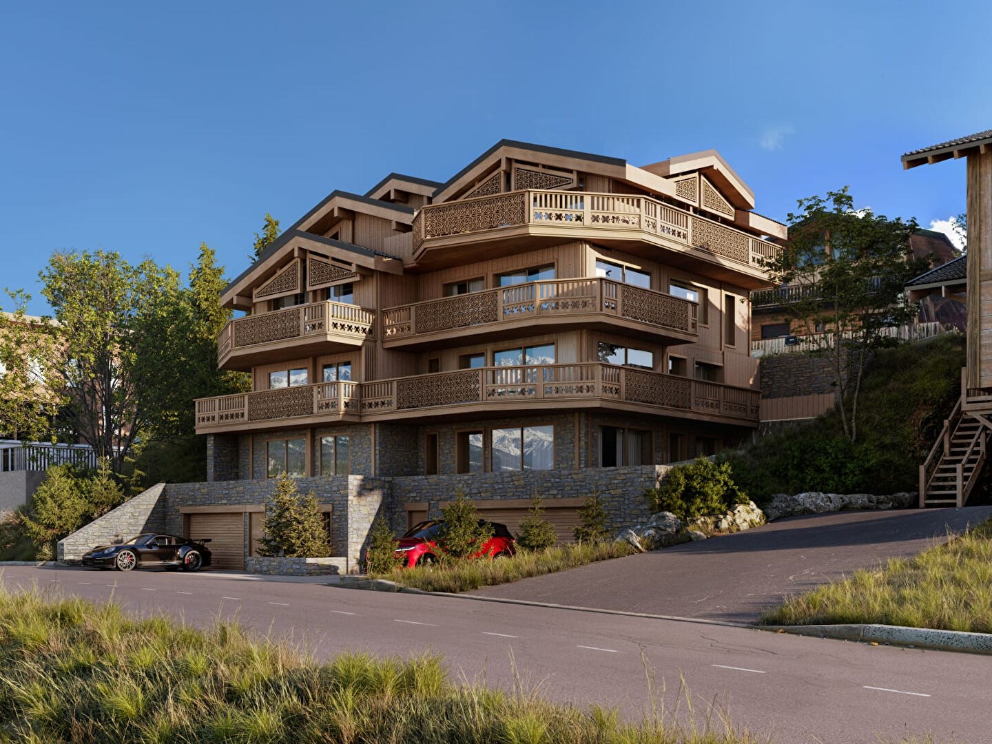 Chalet with spa in Courchevel