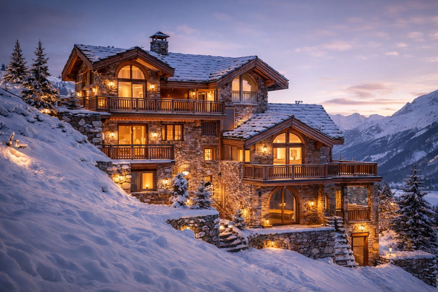 Refuge alpin confidentiel aux volumes d'exception ? Petit Alaska