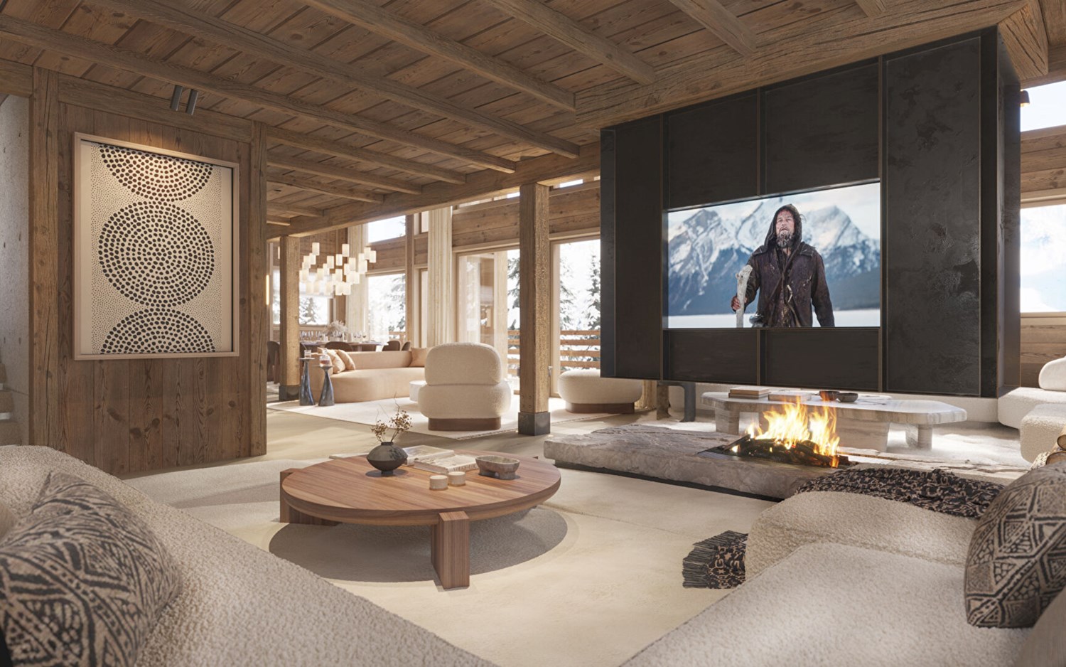 Custom-built chalet in the heart of Megève