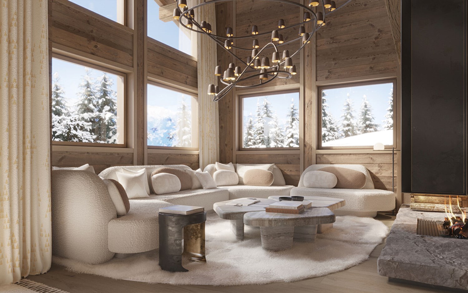 Custom-built chalet in the heart of Megève