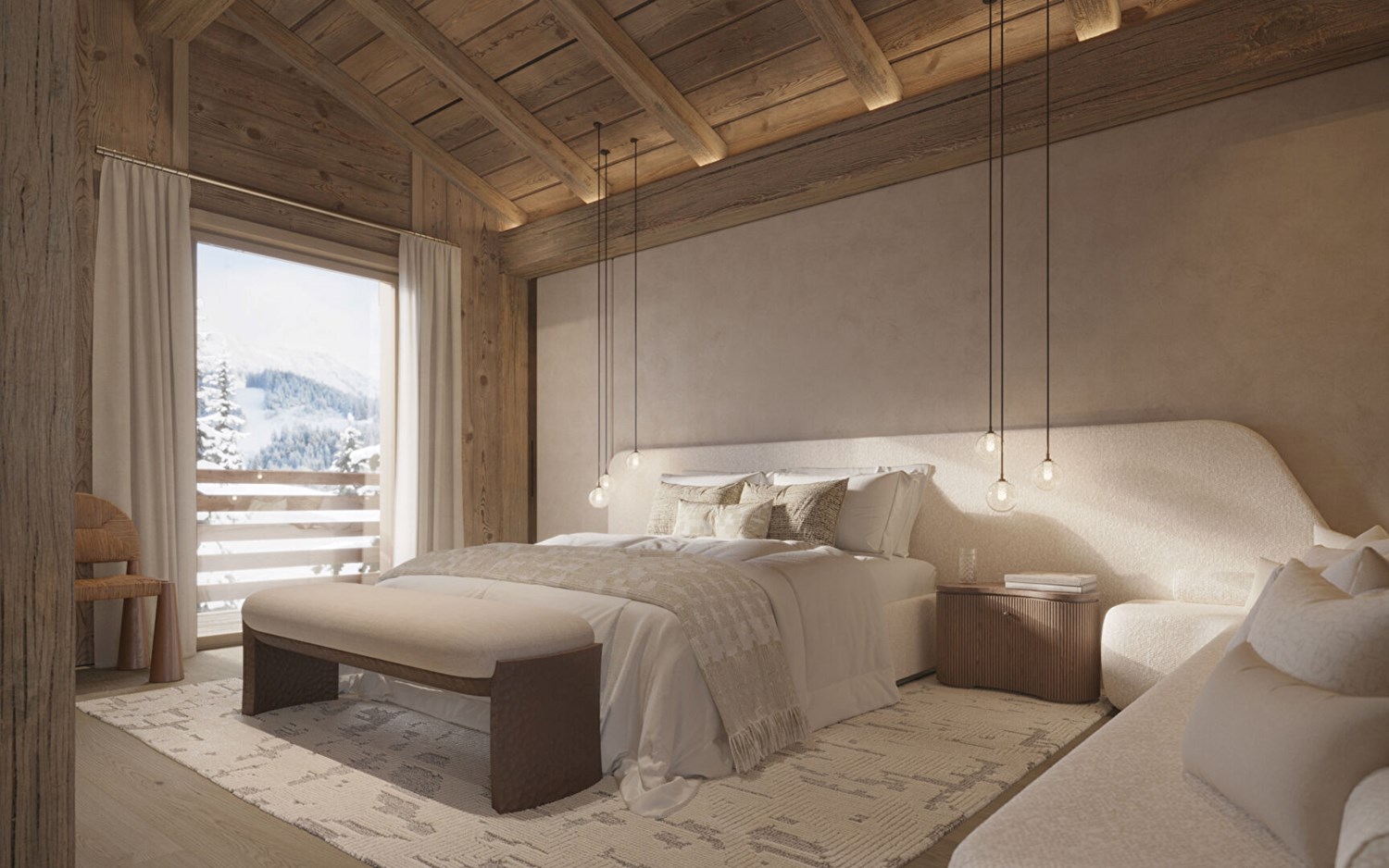 Custom-built chalet in the heart of Megève