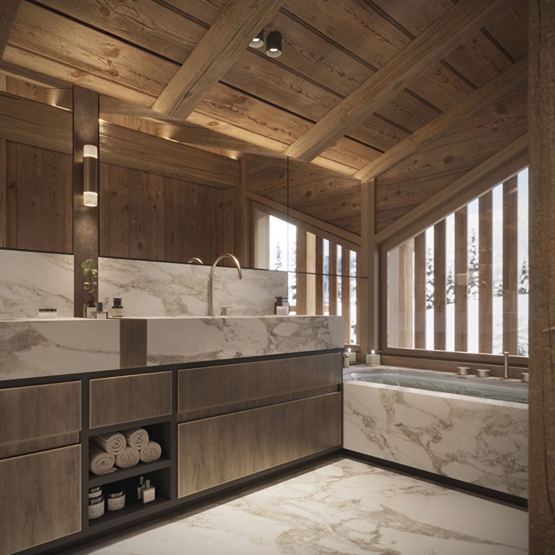 Custom-built chalet in the heart of Megève