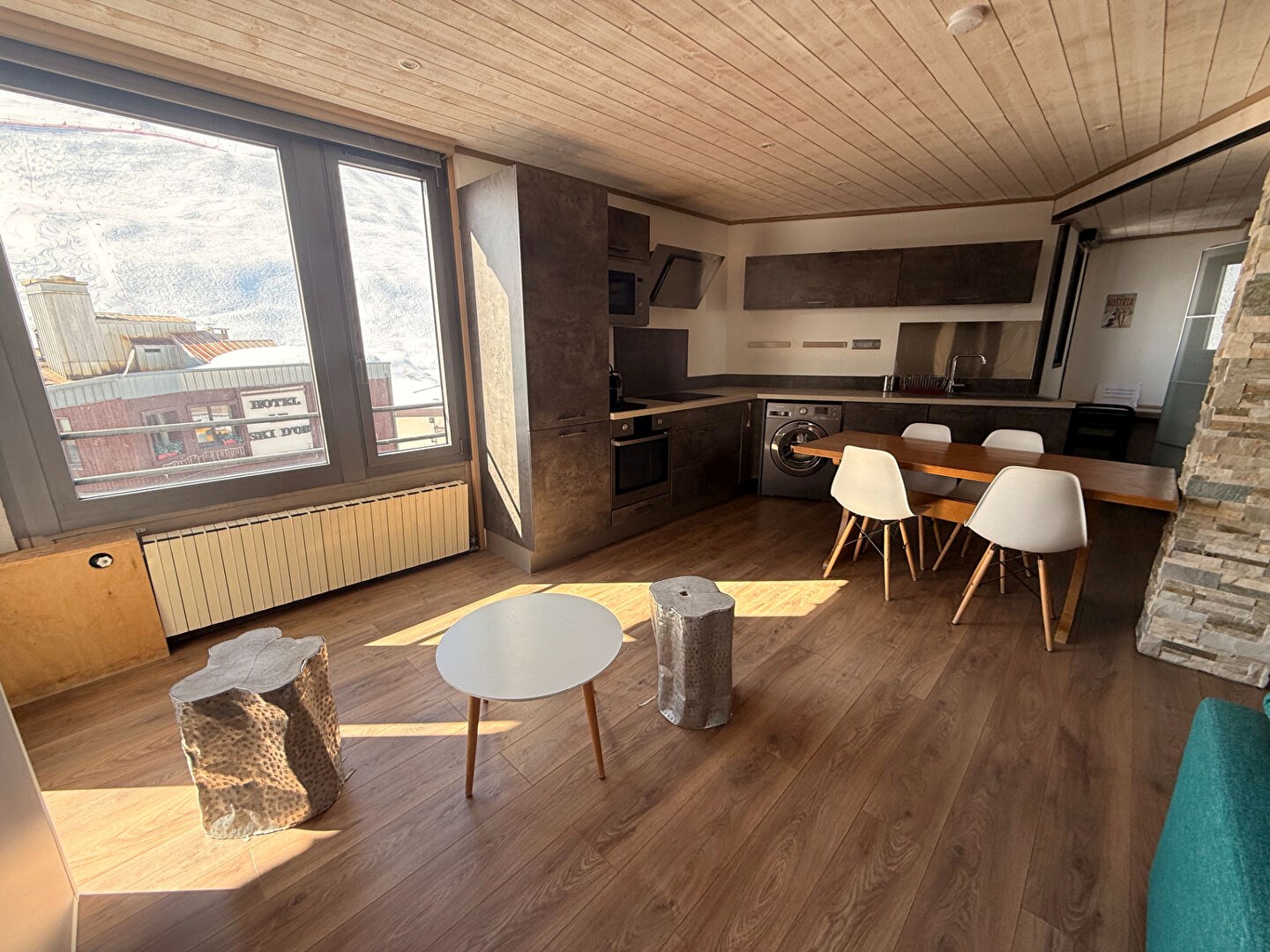 Two-room apartment with ski-in/ski-out access in Tignes val claret