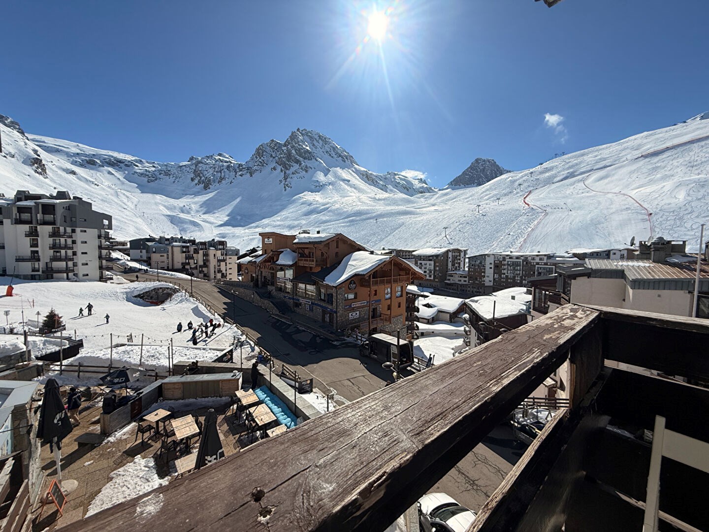Appartement 2 pièces skis aux pieds à Tignes
